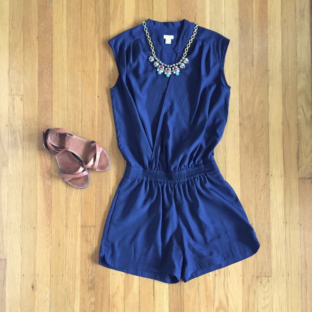 J. Crew Factory Wrap-Front Romper